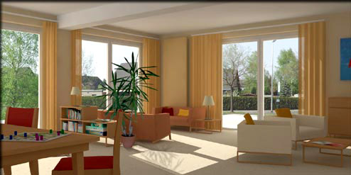 Innenraum Gemeinschaftszimmer